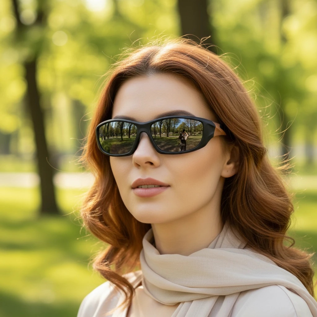 عینک آفتابی اسپرت مشکی کد 1642 طرح جوایز سه تا بخر سه تا ببر